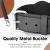 Dog Collars Heavy Duty Leash And Collar Set Personalised Pet Rope Leather For Airtag With Metal Buckle Small Medium