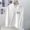 Kvinnors tvådelar Pants Designer Spring/Summer New Polo Shirt Hot Diamond tröja Song Zu'er Bailu Samma lata shorts Set Zdm7