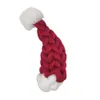 Kersthoed mode voor kinderen en volwassenen Super dikke IJslandse wol kerstmuts rode wijnfles kerstboom decoratie hoed handgeweven