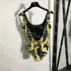 Vrouwen Designer Biquinis Set Klassieke Print Bh Badmode Sexy Driepunts Bikini Zomer Bandage Backless Badpak