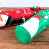 Decoraciones navideñas, 5 estilos, decoraciones para mesa de cena para el hogar, funda para botella de vino, regalo de muñeco de nieve de Papá Noel, suministros para fiesta de Navidad