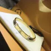 Bracciale di marca Perlee Perle di rame Bracciale a tre colori con ciondolo Contenitore di gioielli da donna Regalo per feste