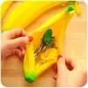 Porte-clés 50pcs / lot Creative Fruit Mini Silicone Zipper Portefeuille Porte-clés Mignon Version coréenne Étudiante Banane Bourse Porte-clés Ornement