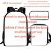 Rugzak Yikeluo Galaxy/Constellation Print Comfort Verstelbare schouderband Messenger Bag Student Tekstboek Potlood Kas
