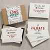 Kerstaftelkalender Adventskalenders Bevat 24 kaarten met filmnamen Tafelblad Kerstkalenders Ornament