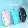 Mouse Gaming Mouse 1600 DPI Óptico 6 Botão USB Mouse com RGB Backlight Mute Mouse para Desktop Laptop Computer Gamer Mouse 231020