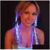 Nieuwigheid Verlichting Led Haar Vlecht Clip Haarspeld Mticolor Flitslicht Verjaardag Neon Dans Viering Benodigdheden Voor Halloween Lichten Lighti Dh4Oj