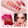 Lip Gloss Batom Água Esmalte Tingimento Líquido Hidratante Fosco Duradoura Brillo De Labios Maquillaje Profesional Alta Calidad