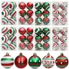 Décorations de Noël 6 pièces/boîte 2023 décoration de noël pour la maison 6cm boule de noël ornements nouvel an 2024 cadeau arbre de noël pendentif Navidad Noel Natal x1020