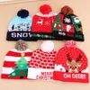 Christmas Hat Fashion For Kids And Adults New Christmas Hat Adult Children Knitted Wool Christmas Hat Luminous Knitted Hat High Street Warm