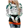 Dameshoodies Pullovers Street chic los sweatshirt Boho Ghost Print trui Halloween trui met lange mouwen Winter dames top met capuchon