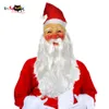 cosplay eraspooky 2020 Nowy Rok Claus Cosplay Kapelusz pan Santa Ojciec Kostium Bożego Narodzenia Lateks