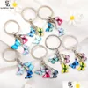 Party Favor Party Favor Favor Butterfly Blakin Enamale Metal Keybel Chain Keyring Woman Bags Wiselant Akcesoria Home Garden Festi DH1KB