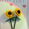 Blocks Building Block Bouquet Flower 3D DIY Model Flowers Valentine Day Rose Flower Sunflower föreslår Romantic Kit Girl Gifts R231020