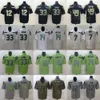 Mans Football 33 Jamal Adams Jerseys 14 DK Metcalf 7 Geno Smith 12 12ème Fan 49 Shaquem Griffin 16 Tyler Lockett Uniforme pour les fans de sport Vapor Color Rush Broderie