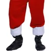 cosplay Costumi di Natale Eraspooky per adulti Costume da Babbo Natale Uomo Deluxe Pelliccia Classico Abito da Babbo Natale Abbigliamento barba Cappello Cosplay NUOVOcosplay