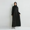 Etniska kläder eid muslimska kvinnor hijab klänning blommig abaya dubai kalkon vintage tryck mantel islam arabiska kvinnliga kaftan marocko party klänningar