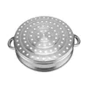 Caldeiras duplas 28cm panela de vapor de 2 camadas panela de aço inoxidável cozinha panela de sopa fervente com tampa