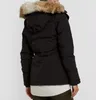 Mulheres parka jaquetas casaco longo windbreak ganso grosso pele quente removível jaqueta colarinho inverno puffer real lobo ártico capuz guarnição doudoune manteau l6me