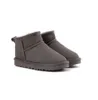 Classic Ultra Mini Boot dames heren Australisch Australië platte warme laarzen winter vol bont pluizig harig satijn USA GS 585401 dames kinderlaarsjes US 3-14 11