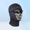 Nowa czarna maska ​​Ghost 6 Czaszka Balaclava Hood Hood Cycling Drukbor ciepła ciepła pełna twarz Ghost1999915