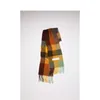 Plaid ac cashmere scarf designers filt vinter halsduk för kvinnor färgglada lång tofs echarpe mjuk förtjockna mode par lyx halsdukar enkla trendiga hj01