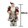 Weihnachtsdekorationen, 60 cm, Weihnachtspuppe, Weihnachtsmann-Puppe, Neujahrsgeschenk, Frohe Weihnachten, Dekoration, Heimdekoration, nationale Navidad x1020