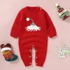 Rompers Boże Narodzenie Baby Rompers Kreskówka Reindeer Baby Boys Girl