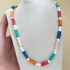 ペンダントネックレスビーズネックレス天然石デザイン独創性ハンドニットボヘミア調整可能な潮bead