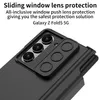 Push Stand For Samsung Galaxy Z Fold 5 Case Pen Slot Magnetic Hinge Lens Film Protection Cover