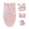 Blankets Born Blanket Sleepsacks Baby Unisex Hat Optional Mittens/Socks