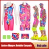 Cosplay Movie Ken Ryan Gosling Costume Anime Margot Robbie Cospaly Uniform Halloween Carnival Party Hawaiian Top Shorts Beach Wear Set