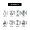 Dekoracje grafiki paznokci Różne rozmiar brokat Diamond Rhinestone 3D Dekoracja DIY Crystal Manicure Akcesoria