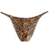 Underbyxor 3st/Lot Fashion Leopard Elastic Stretch Briefs Shorts Sexiga Bikini Män mjuka släta mäns underkläder