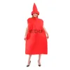 Eraspooky Funny Ketchup Mustard for Adult Halloween Couple Costume Carnival Food Party Cosplay Outfits 2 Piece Setcosplay