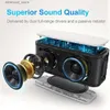 Динамики для сотовых телефонов DOSS Портативный беспроводной Bluetooth-динамик SoundBox с сенсорным управлением Стереозвуковая коробка Бас-сабвуфер Громкоговоритель AUX для компьютера Q231021