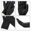 Cycling Gloves Compression Gloves Copper Fiber Spandex Touch Screen Running Sports Warm Cycling Gloves Full Finger Non-slip Healthy Care Gloves 231020