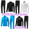 23 24 Napoli TrackSuit kit calcio calcio 2023 SSC Napoli AE7 ZIELINSKI tuta da allenamento Formazione tuta chandal futbol Squitude survêtement foot maglia de giacche