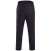 Мужские брюки, мужские брюки с подкладкой на утином пуху и высокой талией, зимние деловые теплые белые брюки, мужские черные PT406 231020