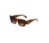 Лучшие роскошные солнцезащитные очки с поляризационными линзами, дизайнерские женские мужские очки для пожилых людей, оправа для очков, винтажные металлические солнцезащитные очки с коробкой, леопардовый FF8297