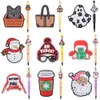 Stylo à bille en PVC personnalisé, breloques de noël, bon marché, décoration colorée et mignonne pour étudiants, accessoires pour l'école