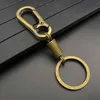 Climbing Hook Black Clasp Car Keychain Simple Strong Carabiner Shape Keychain Accessories Metal Vintage Key Chain