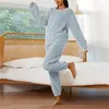 Women's Sleepwear Women Winter Warm Pajama Set Fleece Pajamas Homewear Thick Velvet Female Suit Ladies Pyjama 2023