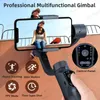 Stabilisatoren 0 3 Axis Handheld Gimbal Smartphone Stabilizer Mobiele telefoon Selfie Stick voor Android iPhone Telefoon Vlog Anti Shake Video-opname 231019