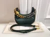 Designer Trend Armpit Diagonal Bag Women's Metal Two-Color Chain Small Fanny Pack New Fashion Handbag French Shoulder Dumpling Bag Bags Designer Women Bag LC 27