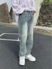 Jeans Femme Baggy Femmes Y2K Streetwear Boyfriend Vintage Street Casual Mode Bleu Épissé Automne Hiver Grande Taille Pantalon En Denim Empilé