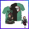 Cosplay Anime Dämon Slayer Cosplay Custume Casual T-shirt Erwachsene Kinder Kawaii Cartoon Kurzarm Geist Klinge Grafik Eltern-kind-Tuch