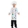 cosplay Eraspooky Kind Mad Scientist Jongens Meisjes Lab Uniform Witte Jas met Pruik Halloween Kostuum Carnaval Purim Fancy Dresscosplay