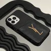 علبة هاتف Lychee Grain Leather الفاخرة لـ iPhone 15 14 13 12