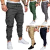 Herrbyxor Herr Joggers Fitness Clothing Tracks -byxor Slim Fit Mager Workout Man Sweatpants Long1275L